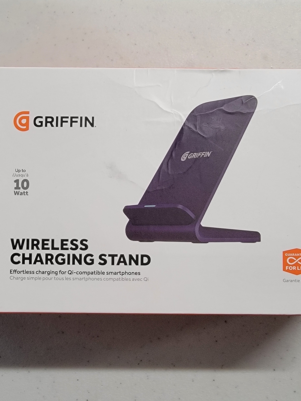 Griffin 2-Pack 10W Wireless Charging Stands, Navy Blue